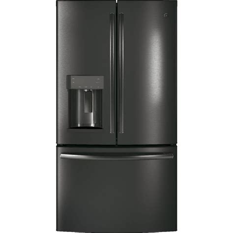 black stainless steel refrigerator cabinet depth french door|removable french door containers.